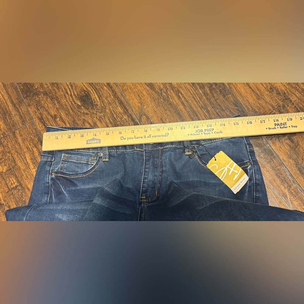 Suzanne Betro Dark Blue Skinny Jeans - Picture 4 of 9